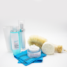 Load image into Gallery viewer, Mirror Mirror Italian Viscose Body Scrub Mitt Towel - Set of 2 | Mirror Mirror Futuristic Beauty