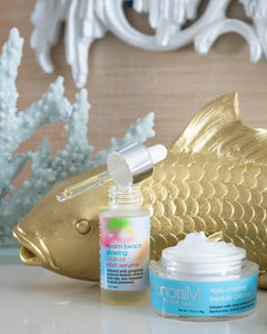 Limited Edition Duo Glowing Oil Elixir Serum + Bio-Marine Crema - Mirror Mirror Futuristic Beauty