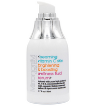 Load image into Gallery viewer, Beaming Vitamin C Skin Brightening &amp; Boosting Wellness Fluid Serum | Mirror Mirror Futuristic Beauty

