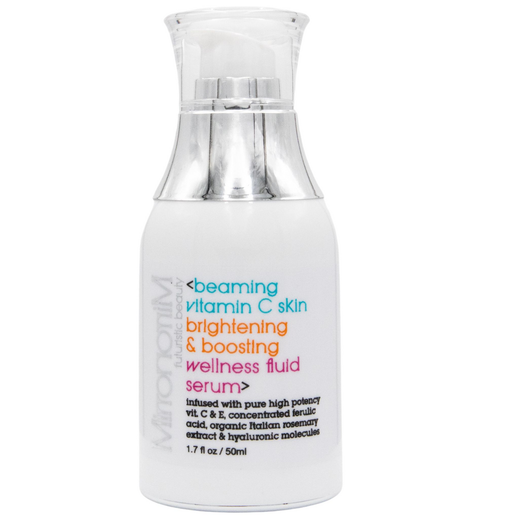 Beaming Vitamin C Skin Brightening & Boosting Wellness Fluid Serum | Mirror Mirror Futuristic Beauty